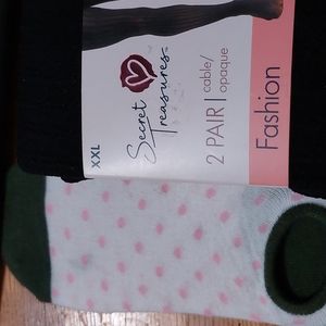 Secret Treasures Opaque tight 2 pr